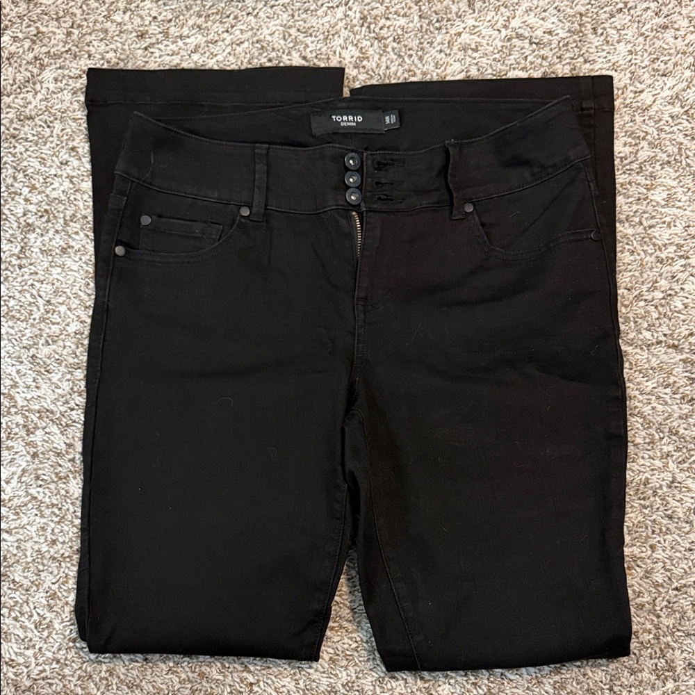 Torrid High Rise Black Jeans for Women